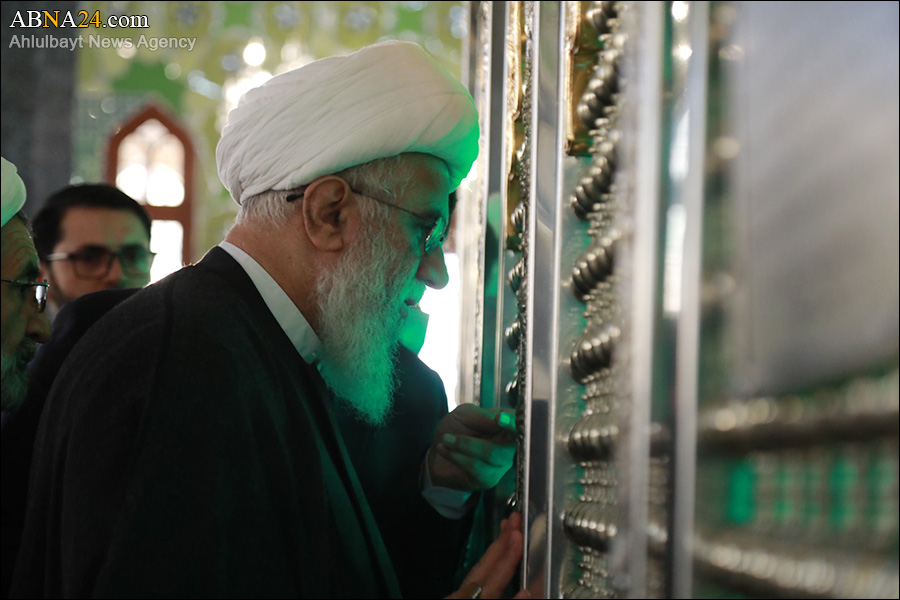 Фоторепортаж/ Паломничество Аятоллы Рамезани ко мовзолею Сейеда Хуле и могиле мученика Сейеда Аббаса Мусави