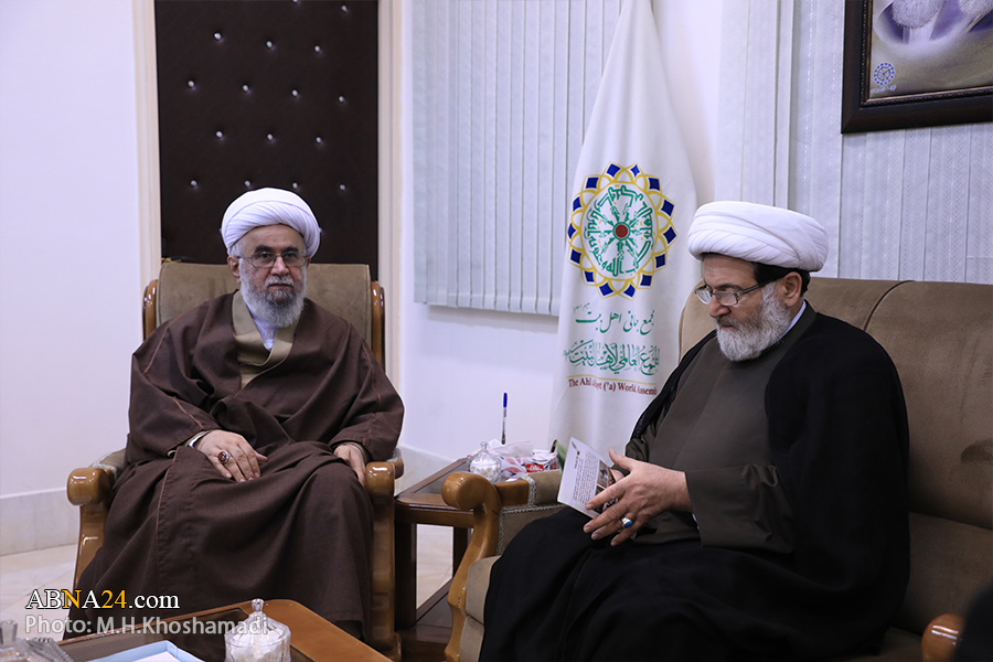 تقرير مصور/ لقاء عضو المجلس المركزي في حزب الله لبنان مع آية الله رمضاني